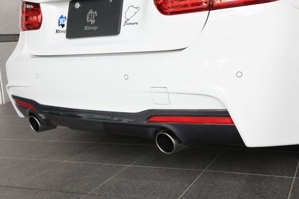 3DDesign Carbon Diffusor für BMW 3er F30 F31 mit M-Paket (335i, ActiveHybrid)