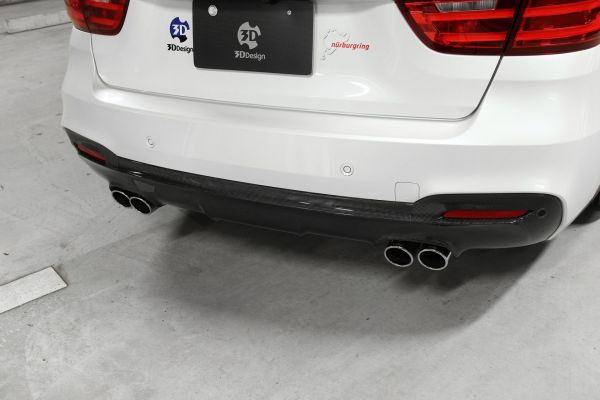 3DDesign Carbon Diffusor für BMW 3er F34 mit M-Paket